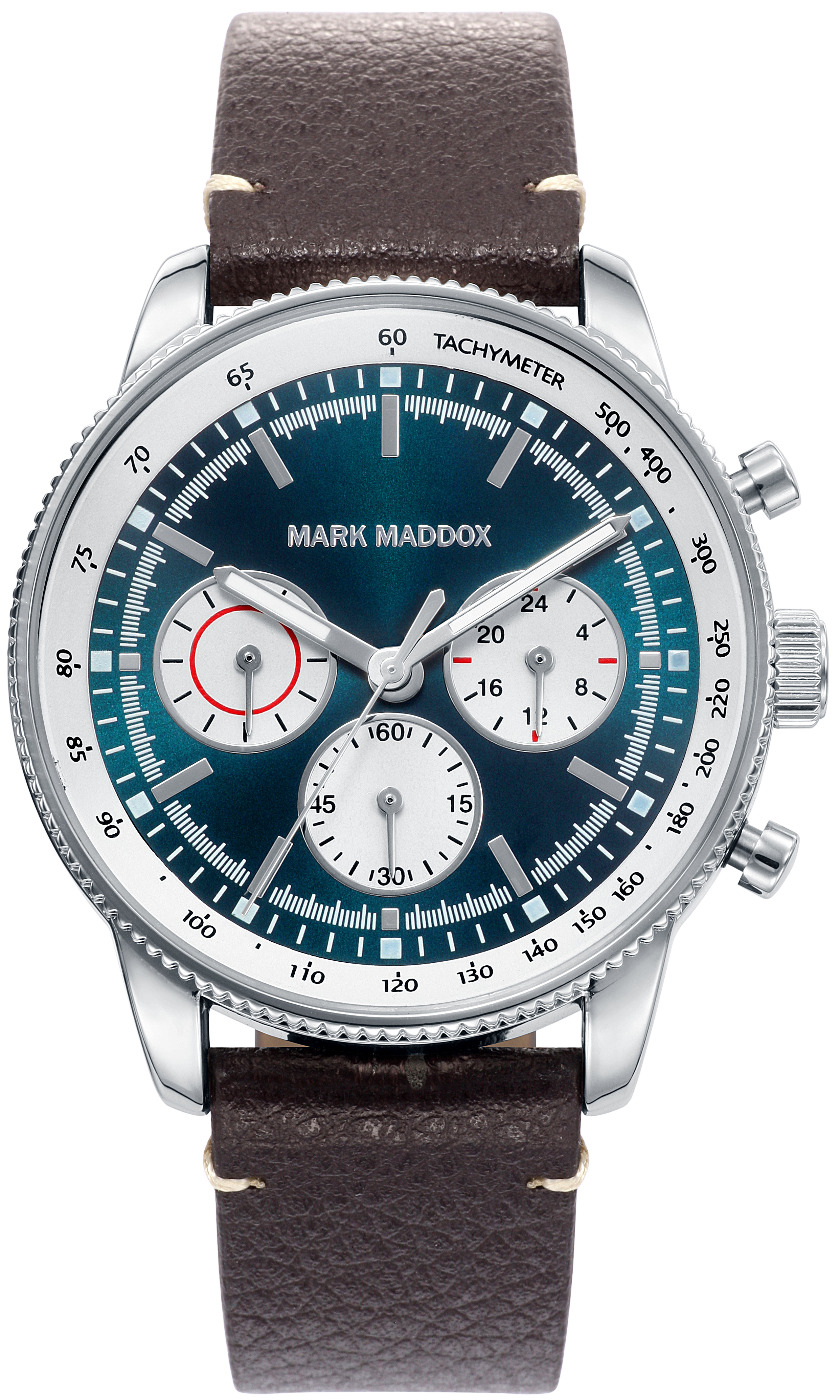 Mark Maddox Herreklokke HC2008-37 Classic Lær Ø41 mm