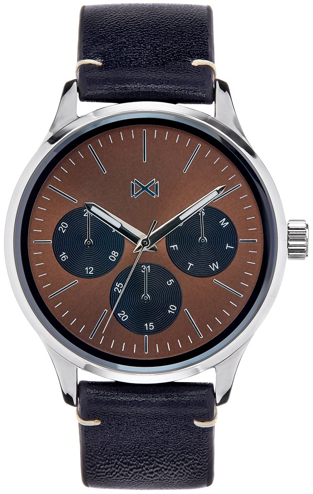 Mark Maddox Herreklokke HC7100-47 Classic Lær Ø41 mm