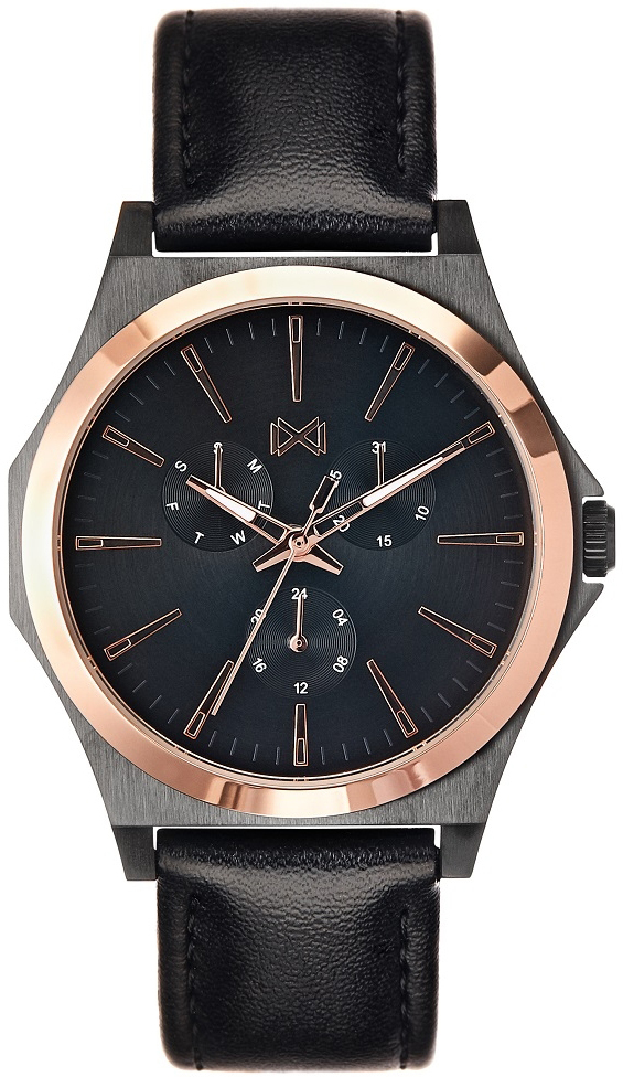 Mark Maddox Herreklokke HC7102-57 Classic Lær Ø40 mm