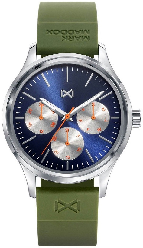 Mark Maddox Herreklokke HC7108-37 Classic Gummi Ø41 mm