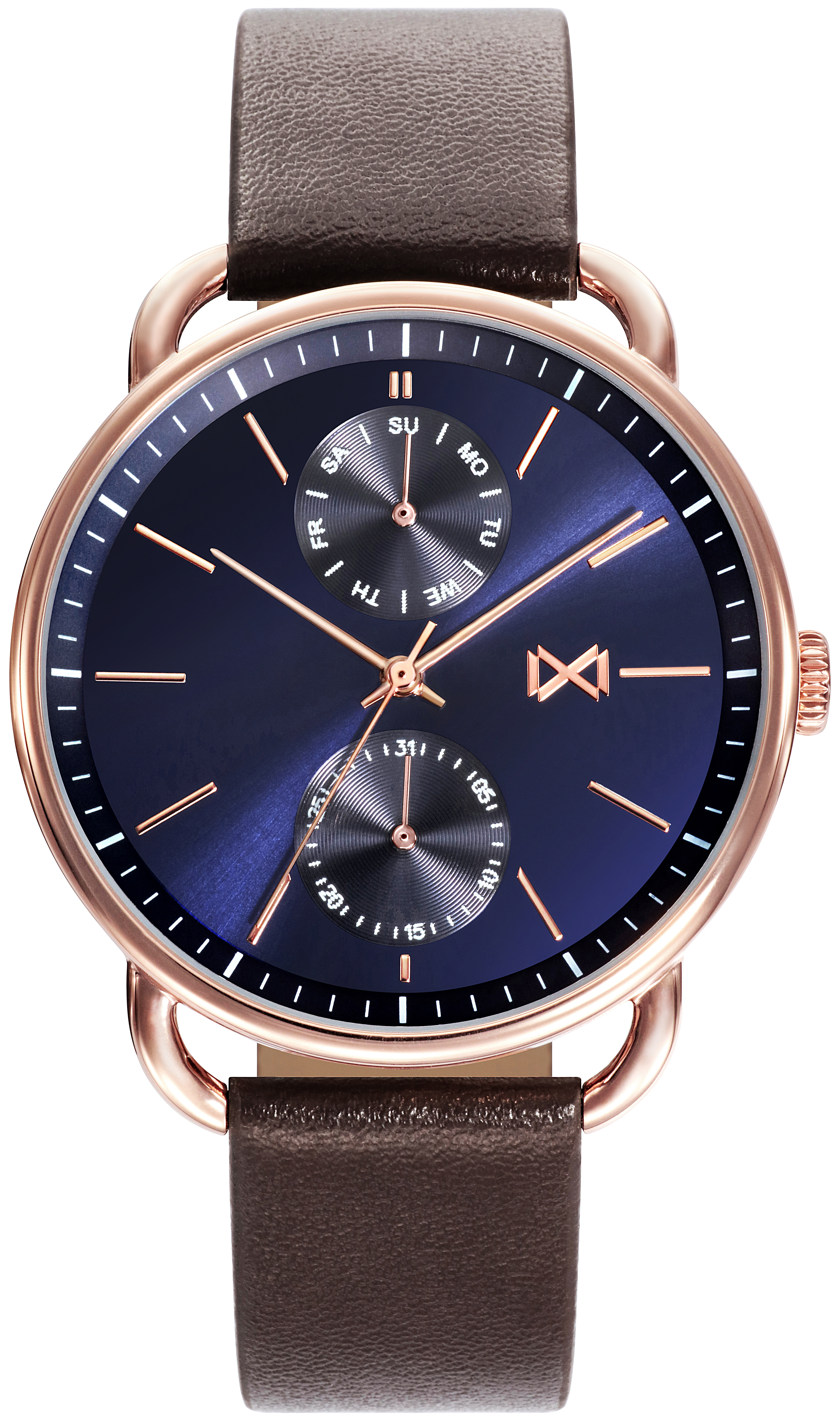 Mark Maddox Herreklokke HC7119-37 Classic Lær Ø40 mm