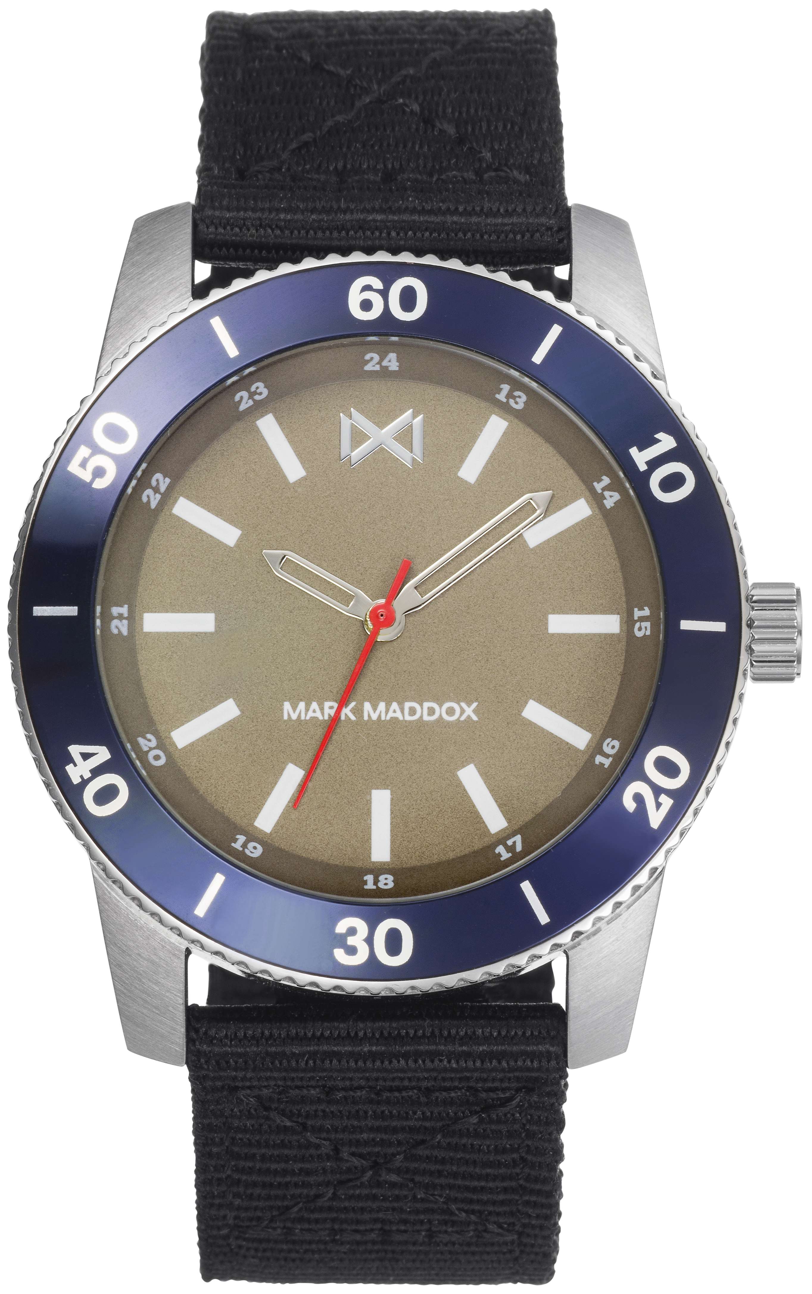 Mark Maddox Herreklokke HC7124-46 Classic Tekstil Ø43 mm