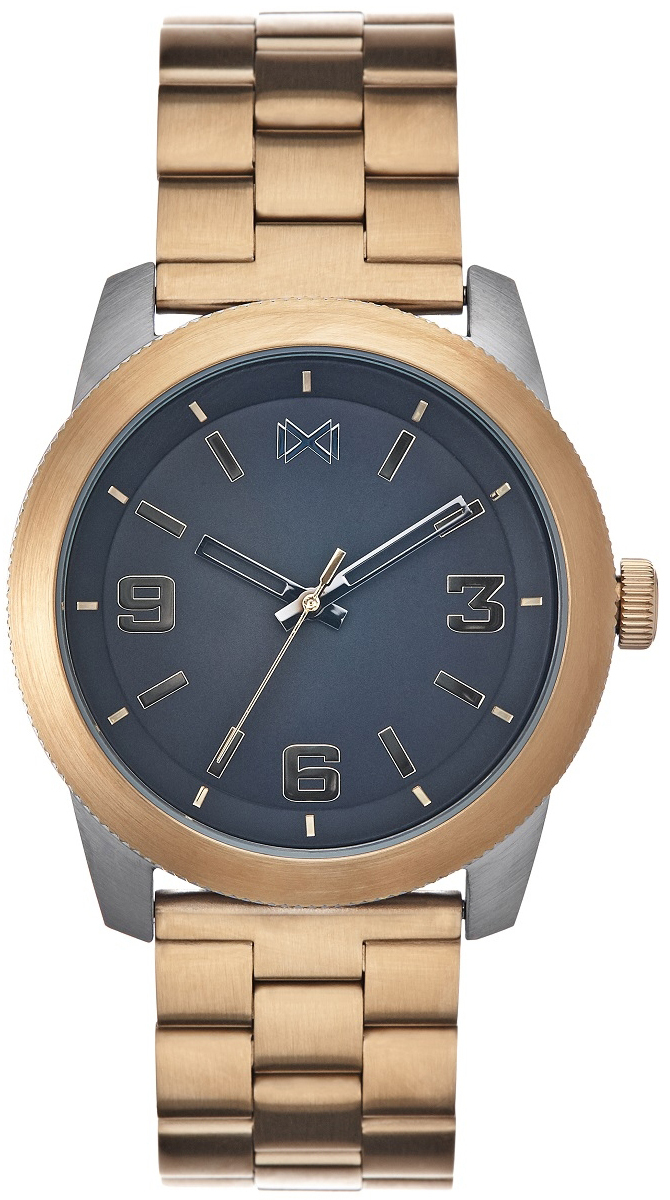 Mark Maddox Herreklokke HM0100-55 Classic Rose-gulltonet stål Ø43 mm