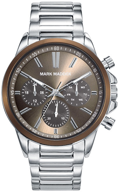 Mark Maddox Herreklokke HM7011-47 Classic Stål Ø44 mm