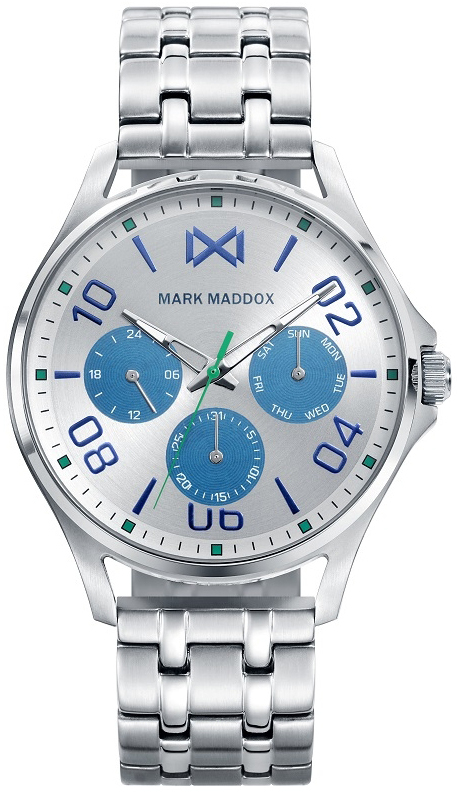 Mark Maddox Herreklokke HM7111-05 Classic Stål Ø40 mm
