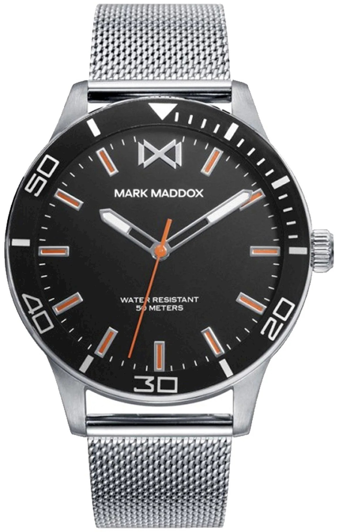 Mark Maddox Herreklokke HM7146-57 Classic Stål Ø40 mm