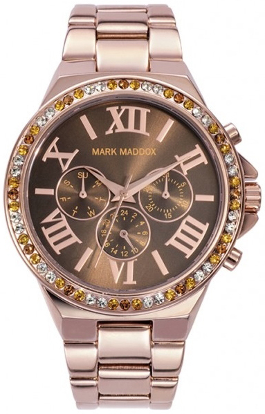 Mark Maddox Herreklokke MM0013-43 Classic Rose-gulltonet stål Ø41 mm