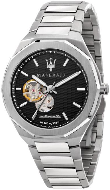 Maserati Herreklokke R8823142002 Stile Sort/Stål Ø42 mm