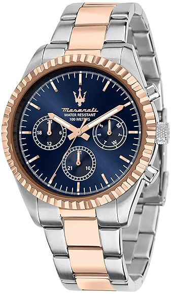 Maserati Herreklokke R8853100040 Lifestyle Blå/Rose-gulltonet stål