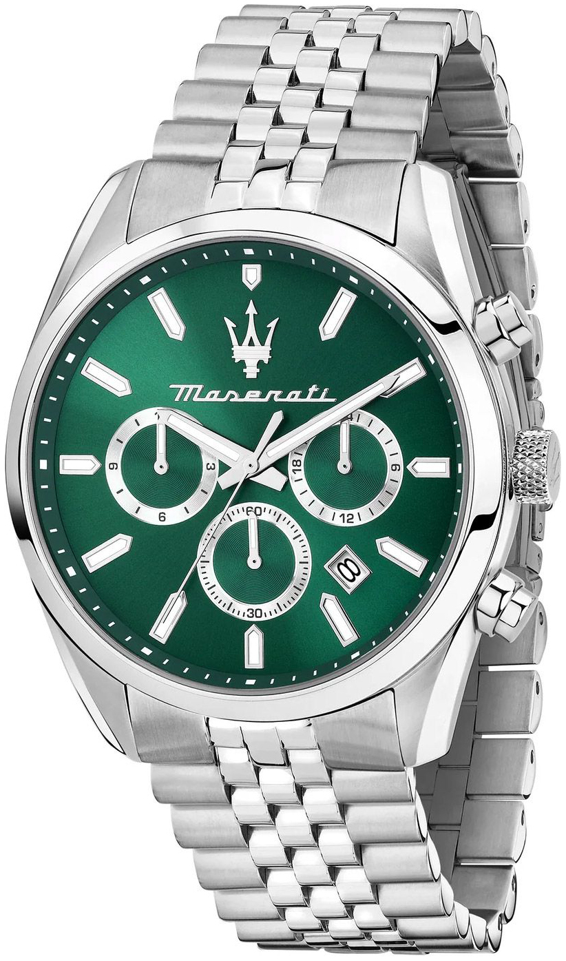 Maserati Herreklokke R8853151023 Attrazione Grønn/Stål Ø43 mm