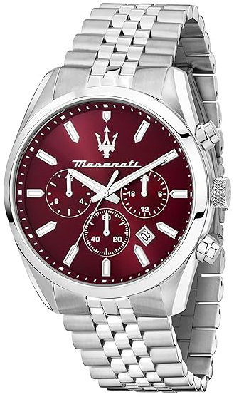 Maserati Herreklokke R8853151024 Attrazione Rød/Stål Ø43 mm