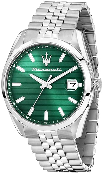 Maserati Herreklokke R8853151027 Attrazione Grønn/Stål Ø43 mm