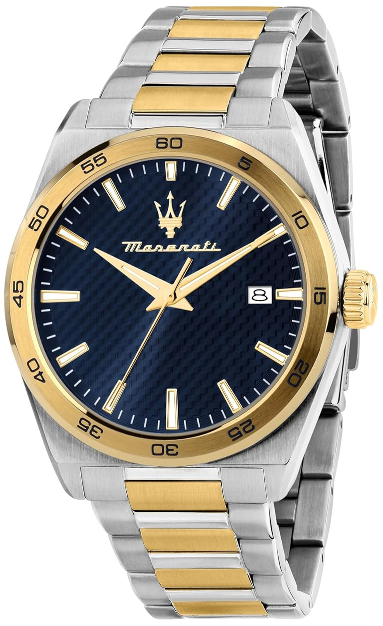 Maserati Herreklokke R8853152001 Velocita Blå/Gulltonet stål Ø41 mm