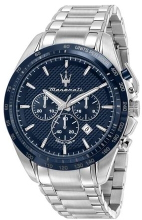 Maserati Herreklokke R8873612043 Traguardo Blå/Stål Ø45 mm