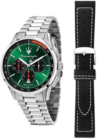 Maserati Herreklokke R8873624002 Sorpasso Grønn/Stål Ø42 mm