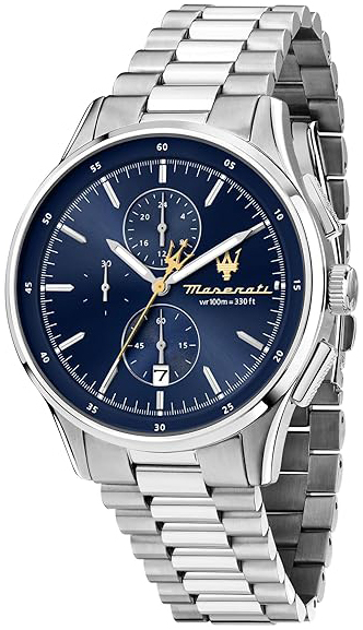 Maserati Herreklokke R8873624004 Sorpasso Blå/Stål Ø42 mm