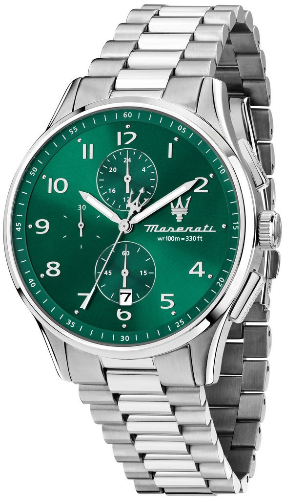 Maserati Herreklokke R8873624006 Sorpasso Grønn/Stål Ø42 mm