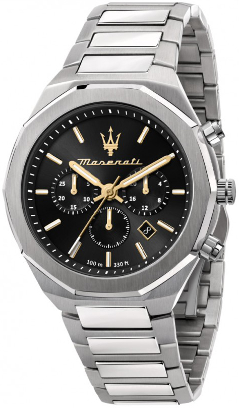 Maserati Herreklokke R8873642010 Stile Sort/Stål Ø45 mm