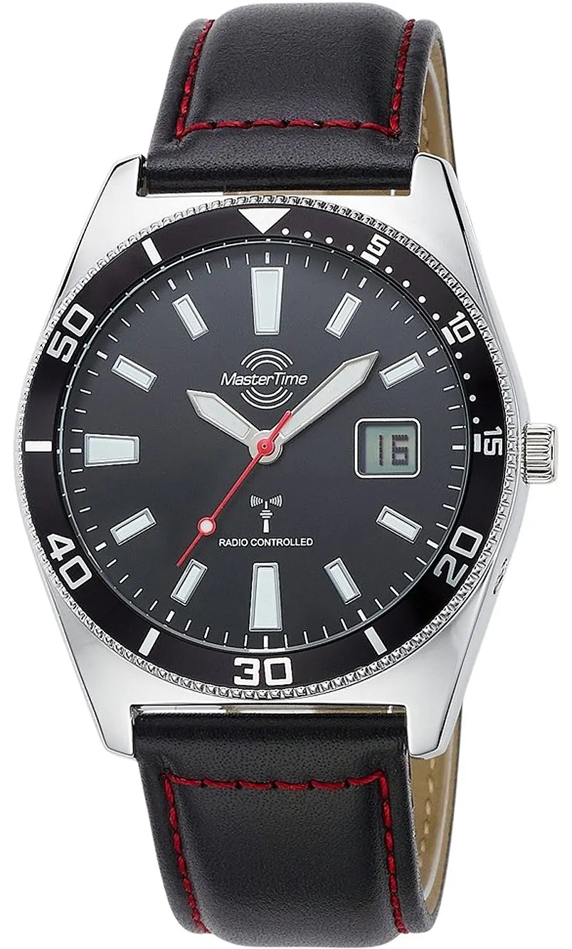 Master Time Herreklokke MTGA-10860-21L Classic Sort/Lær Ø42 mm