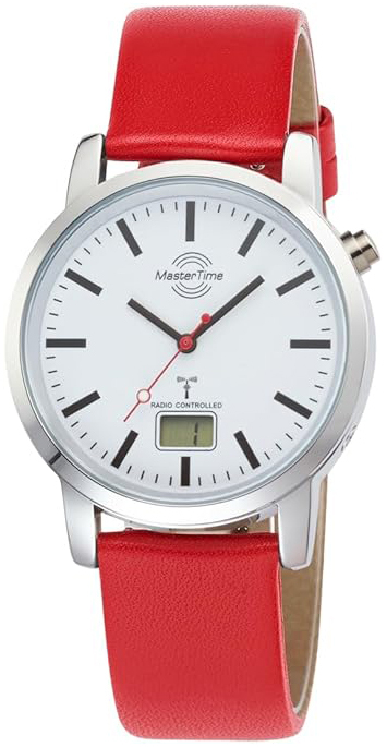 Master Time Herreklokke MTGA-10917-11L Super Power Hvit/Lær Ø41 mm