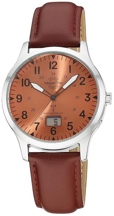 Master Time Herreklokke MTGA-10959-82L Super Power Brun/Lær Ø41 mm