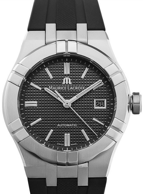 Maurice Lacroix Herreklokke AI6007-SS000-330-2 Aikon Sort/Gummi Ø39