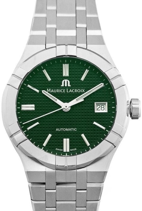 Maurice Lacroix Herreklokke AI6007-SS00F-630-D Aikon Grønn/Stål