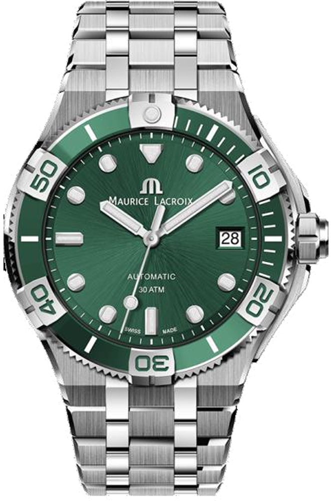 Maurice Lacroix AI6057-SSL5F-630-D Aikon Grønn/Stål Ø38 mm