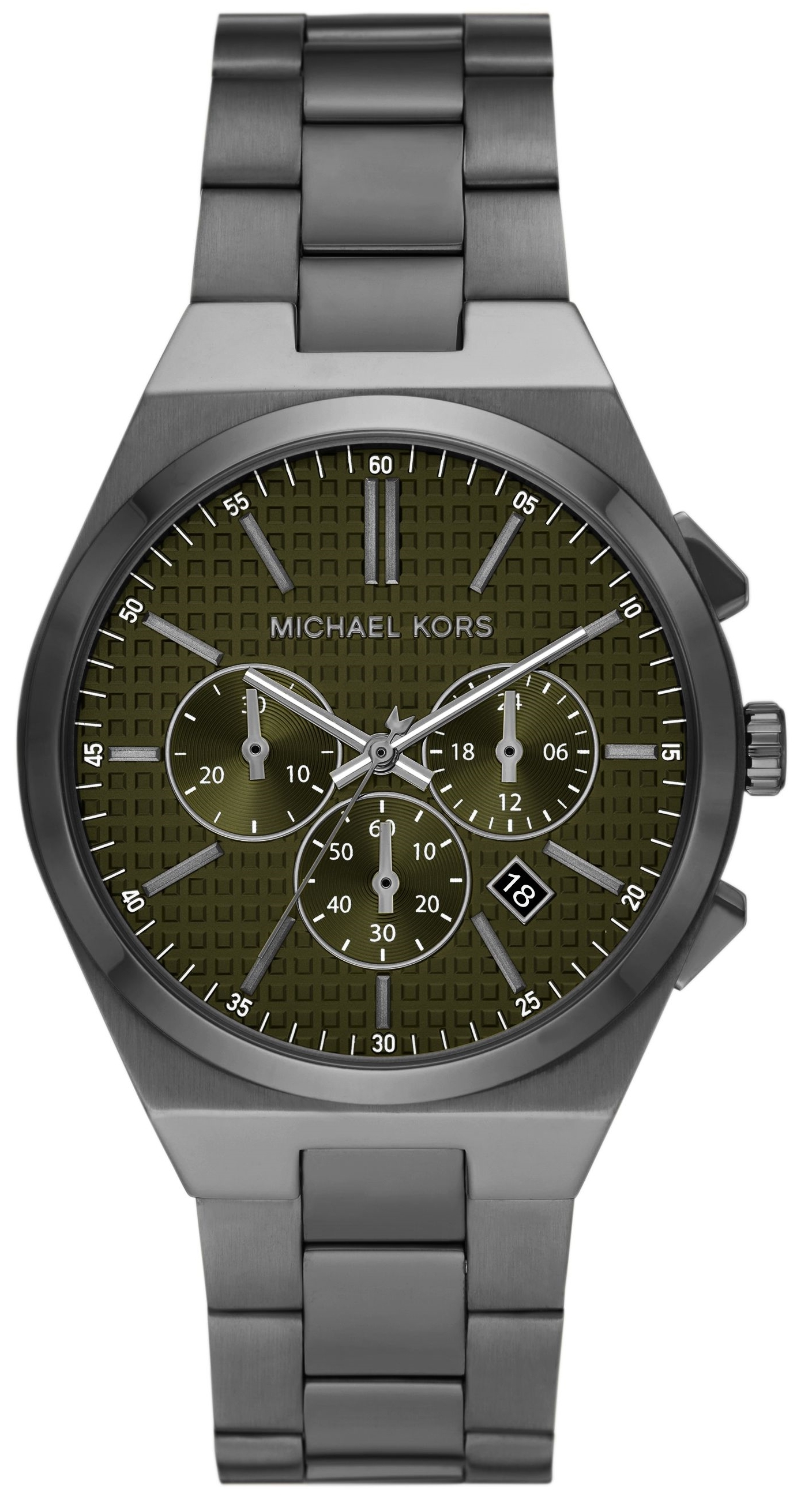 Michael Kors Herreklokke MK9118 Lennox Grønn/Stål Ø41 mm