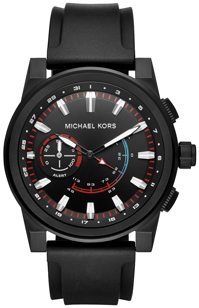 Michael Kors Smartwatch Herreklokke MKT4010 Sort/Gummi Ø47 mm