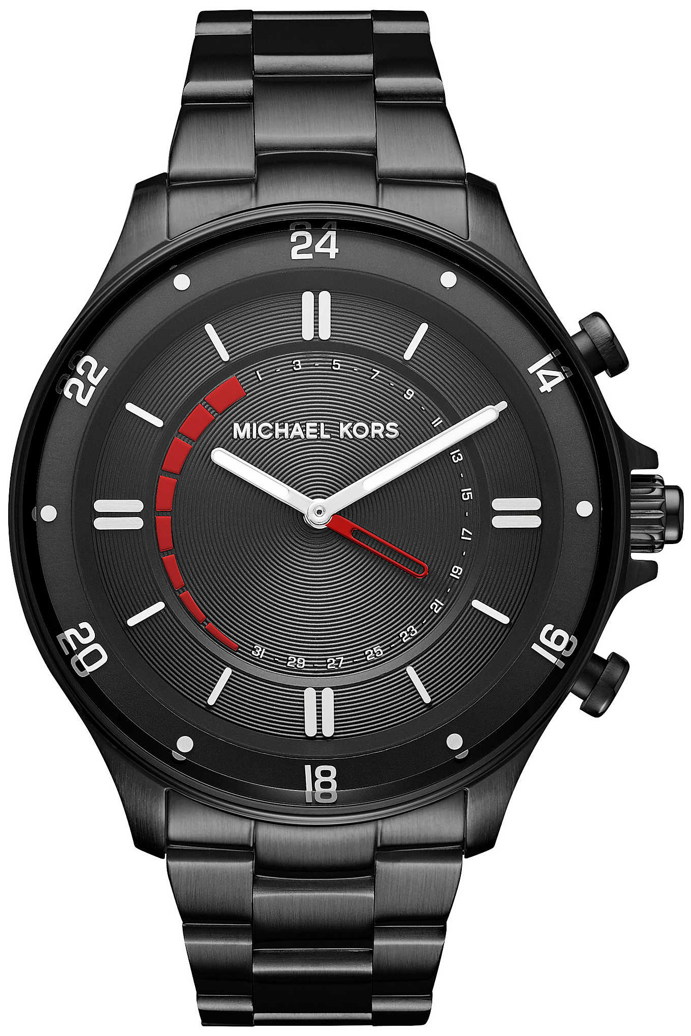 Michael Kors Smartwatch Herreklokke MKT4015 Sort/Stål Ø45 mm