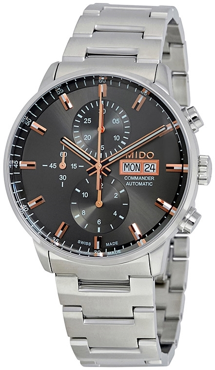 Mido Herreklokke M016.414.11.061.00 Commander Grå/Stål Ø42.5 mm