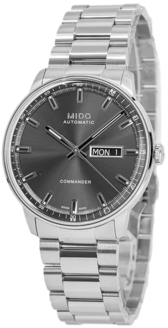 Mido Herreklokke M021.430.11.061.00 Commander Grå/Stål Ø40 mm