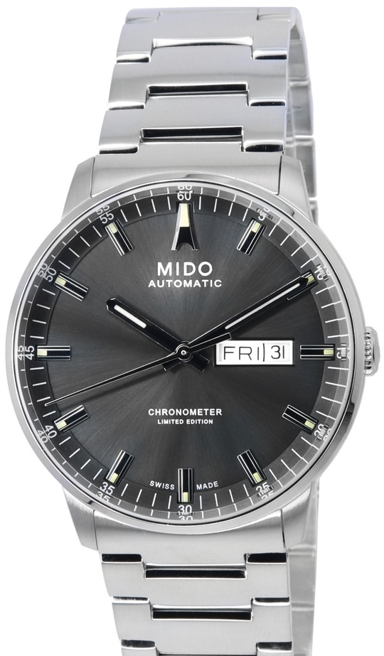 Mido Herreklokke M021.431.11.061.02 Commander Grå/Stål Ø40 mm