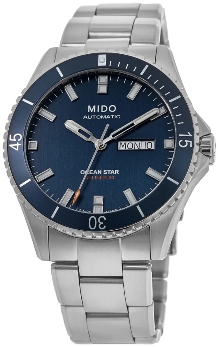 Mido Herreklokke M026.430.11.041.00 Ocean Star Blå/Stål Ø42.5 mm