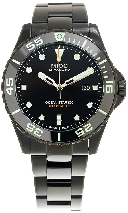 Mido Herreklokke M026.608.33.051.00 Ocean Star Sort/Stål Ø43.5 mm
