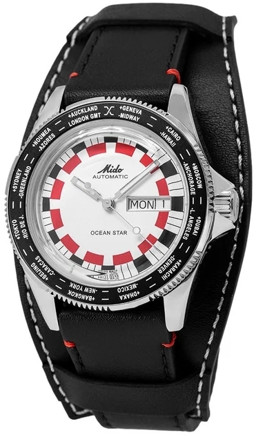Mido Herreklokke M026.830.16.030.00 Ocean Star Hvit/Lær Ø40.5 mm
