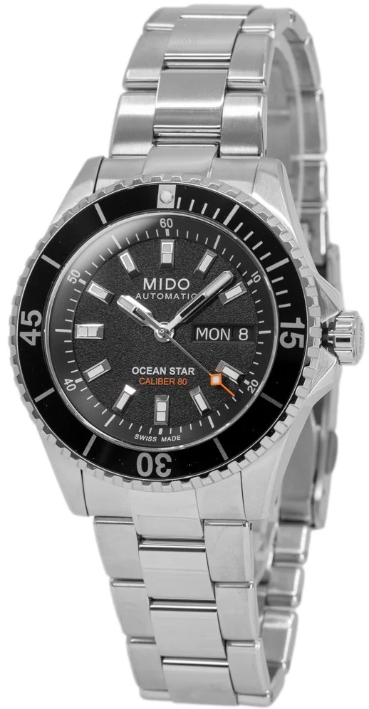 Mido Herreklokke M026.930.11.051.00 Ocean Star 200 Sort/Stål Ø41 mm