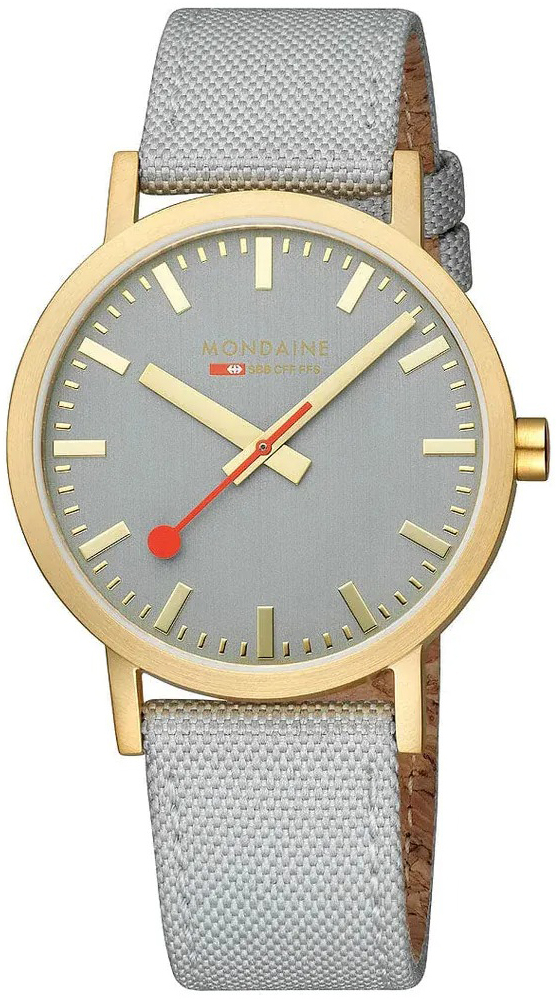 Mondaine A660.30360.80SBU Classic Grå/Lær Ø40 mm