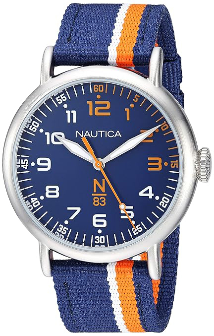Nautica Herreklokke NAPWLS912 Wakeland Blå/Tekstil Ø40 mm