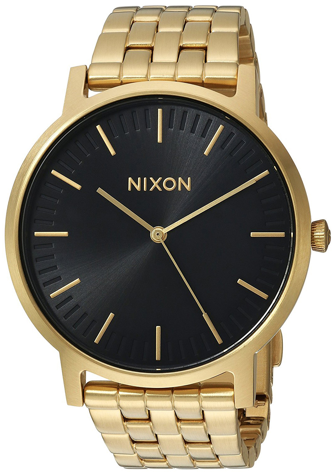 Nixon 99999 Herreklokke A10572042-00 Sort/Gulltonet stål Ø40 mm - Nixon