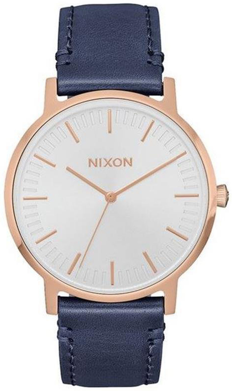 Nixon 99999 Herreklokke A10582941-00 Hvit/Lær Ø40 mm - Nixon