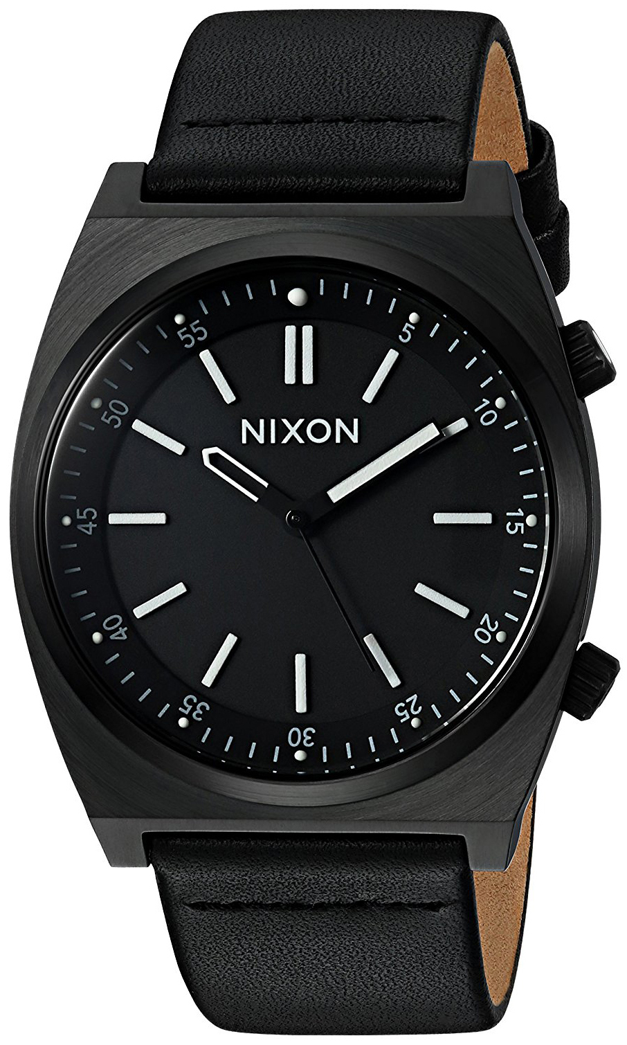 Nixon 99999 Herreklokke A1178001-00 Sort/Lær Ø40 mm - Nixon