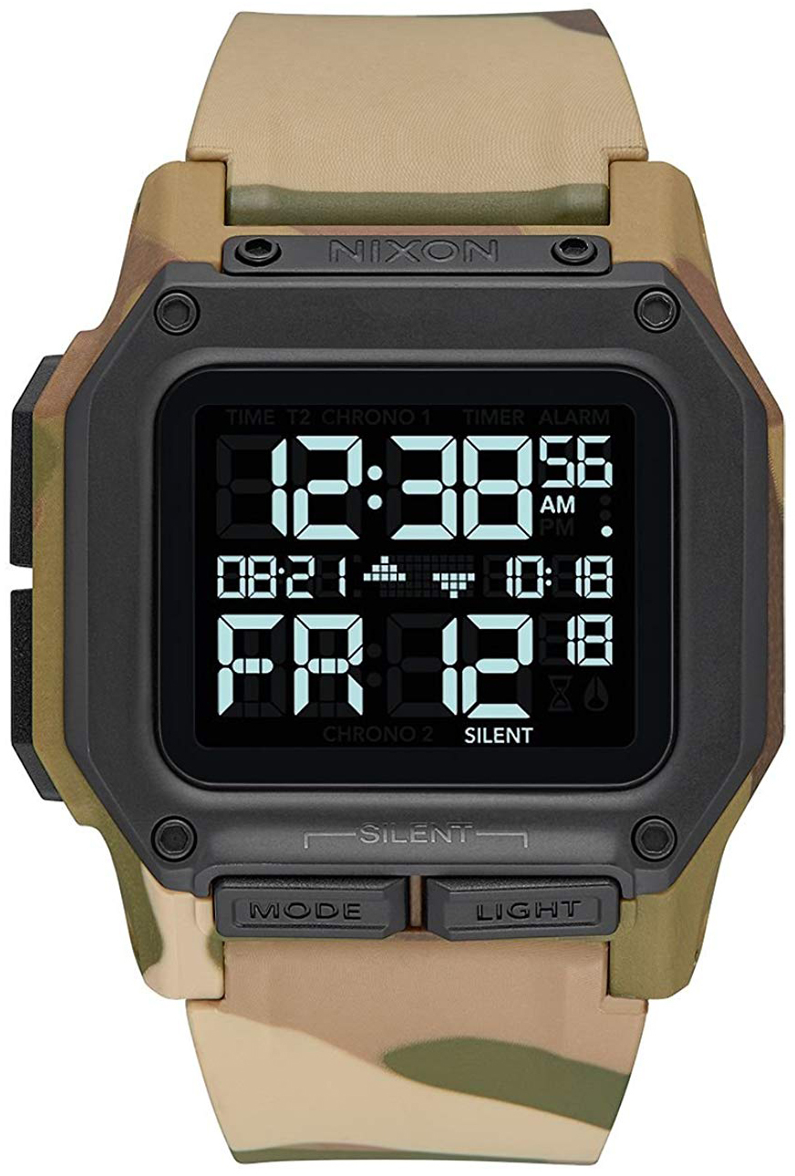 Nixon 99999 Herreklokke A11802865-00 LCD/Gummi - Nixon