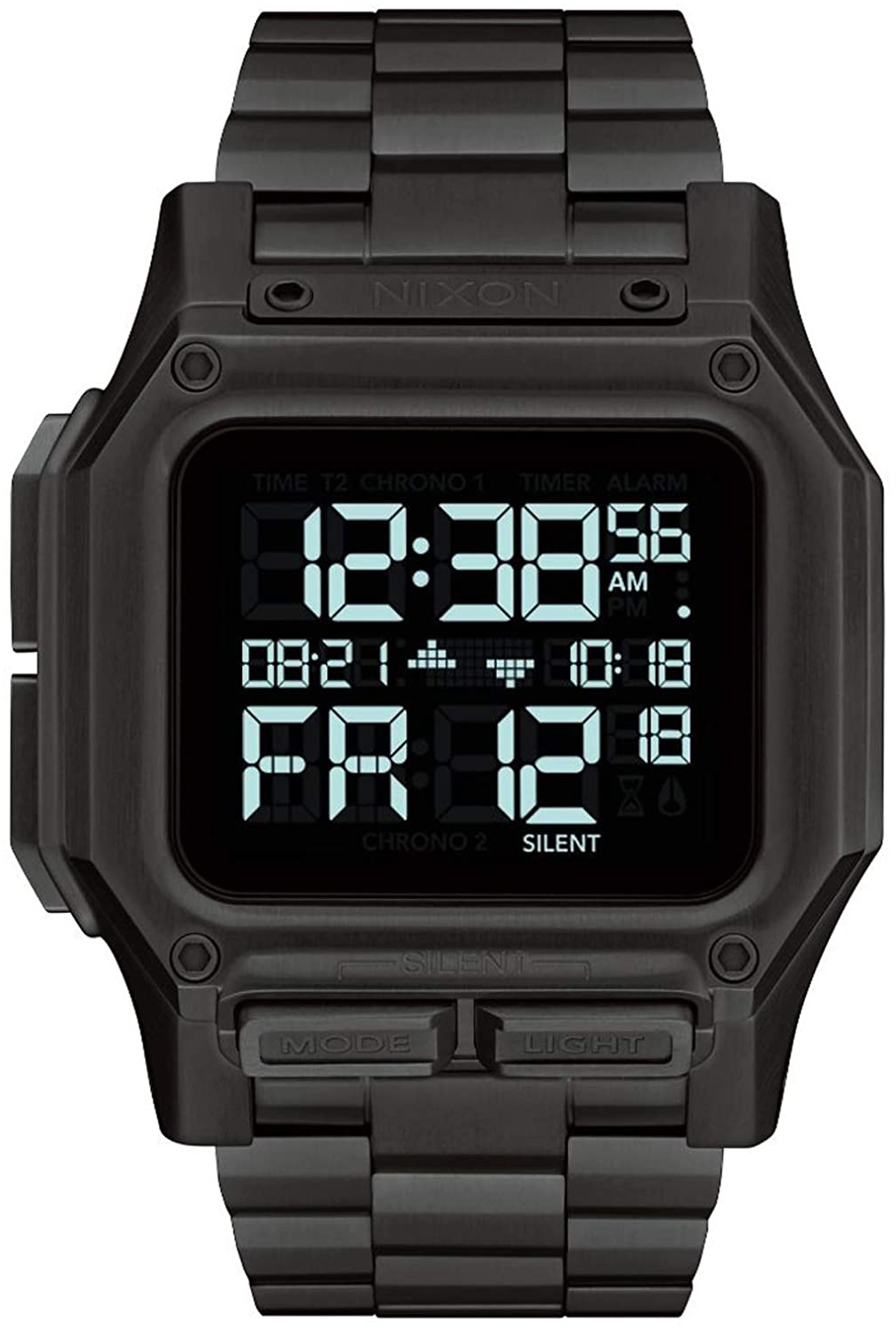 Nixon Herreklokke A1268001-00 LCD/Stål