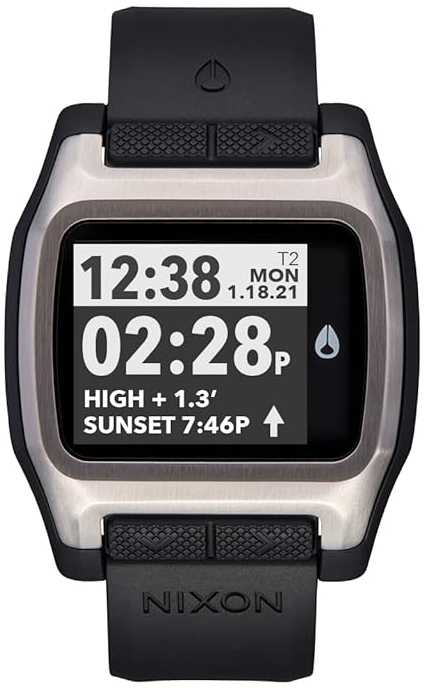 Nixon Herreklokke A1308-625-00 High Tide LCD/Gummi