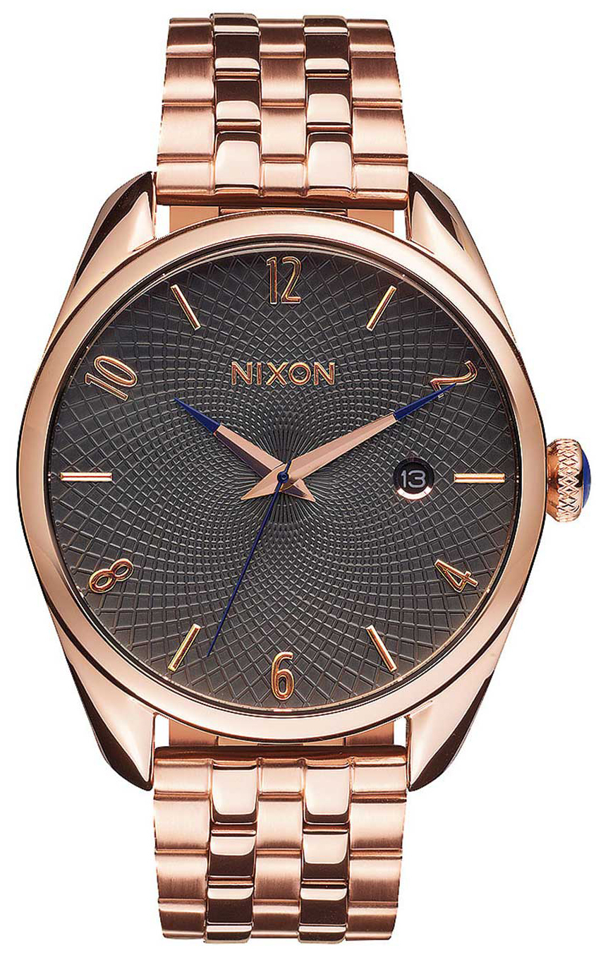 Nixon 99999 Dameklokke A4182046-00 Grå/Rose-gulltonet stål Ø38 mm - Nixon