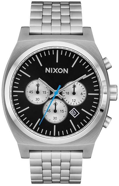 Nixon A972-5266-00 Time Teller Sort/Stål Ø40 mm