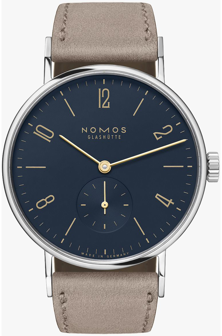 Nomos Glashütte N-133 Tangente Blå/Lær Ø35 mm