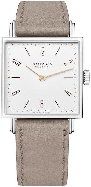 Nomos Glashütte N-405 Tetra Sølvfarget/Lær